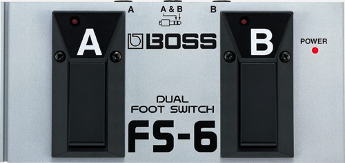 Boss. FS-6, footswitch